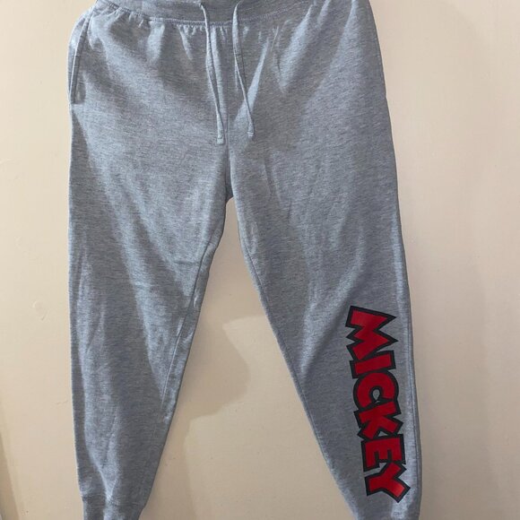 DISNEY MICKEY LIGHT WEIGHT SWEAT PANTS S/M - Picture 1 of 6